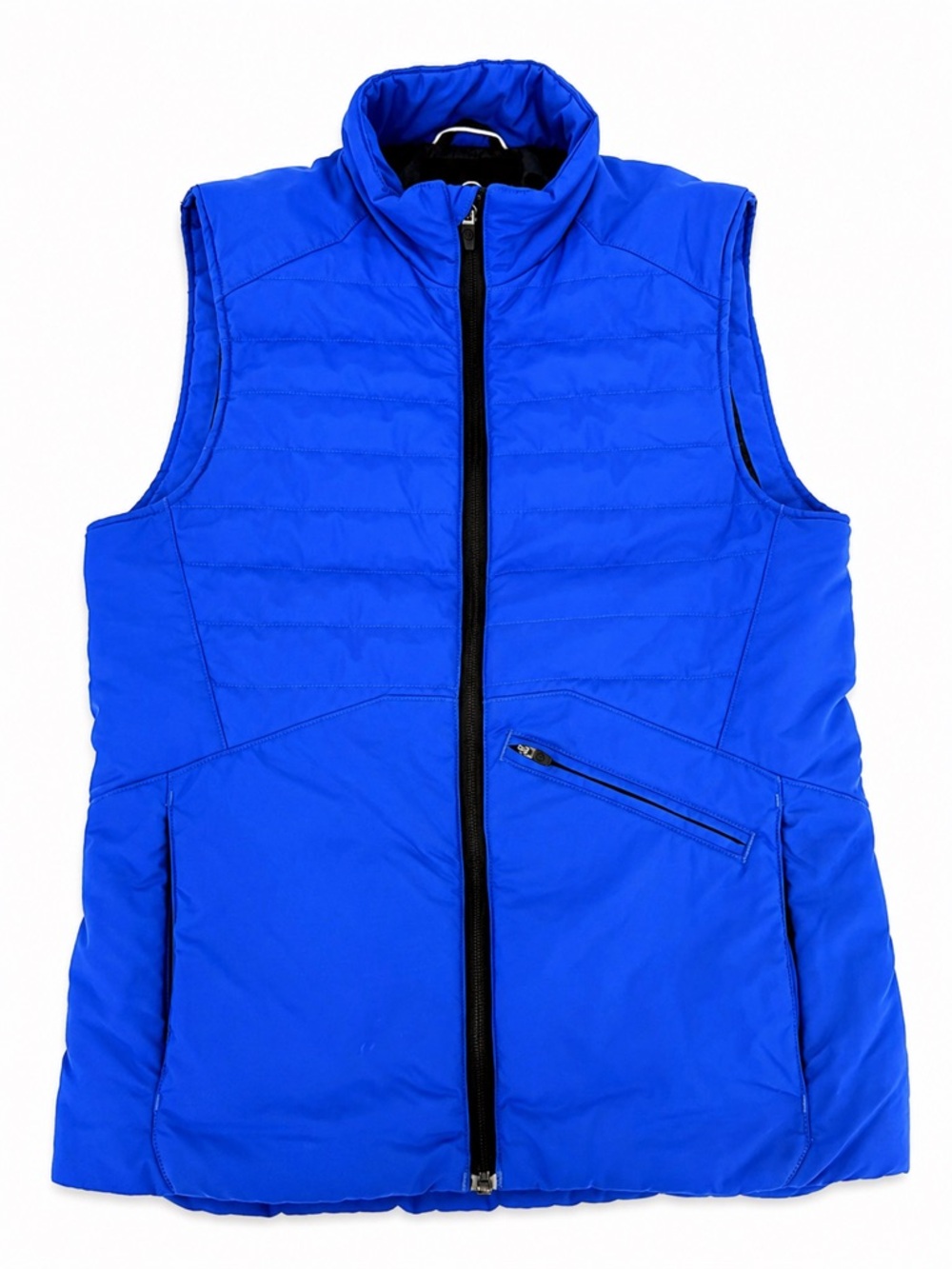 Aether Royal Blue Quilted Puffer Vest size 0